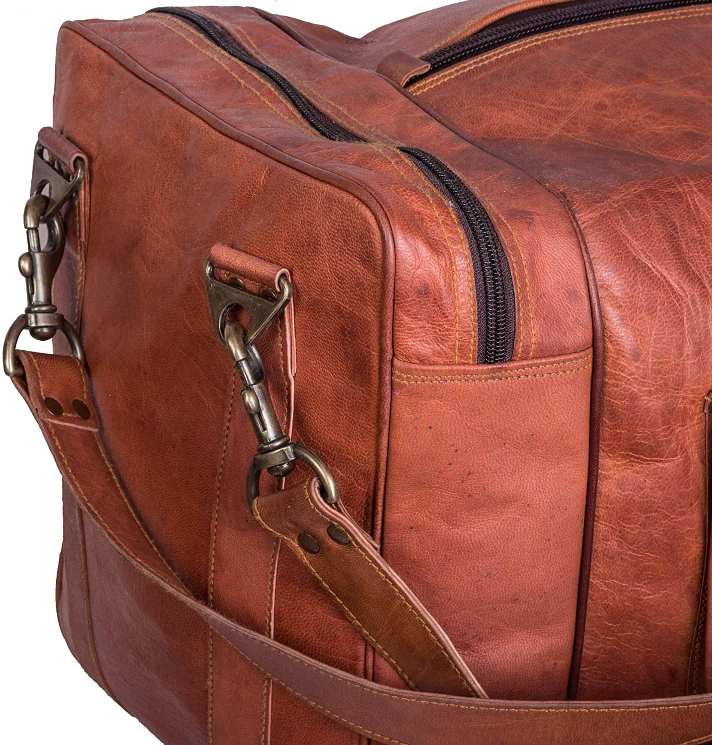 Oversized Men's Leather Weekender Duffle Bag Classy Leather Bags Bags