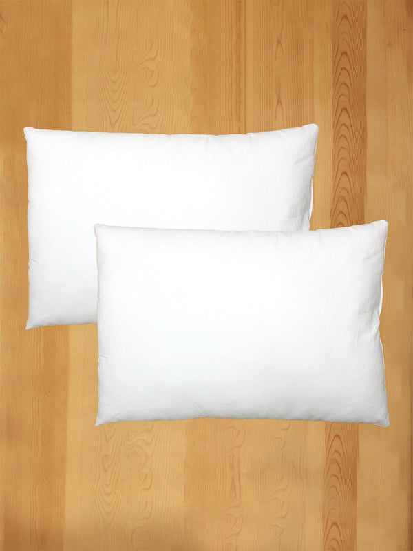 Solid Set Of 2 Pillow Fillers (White)