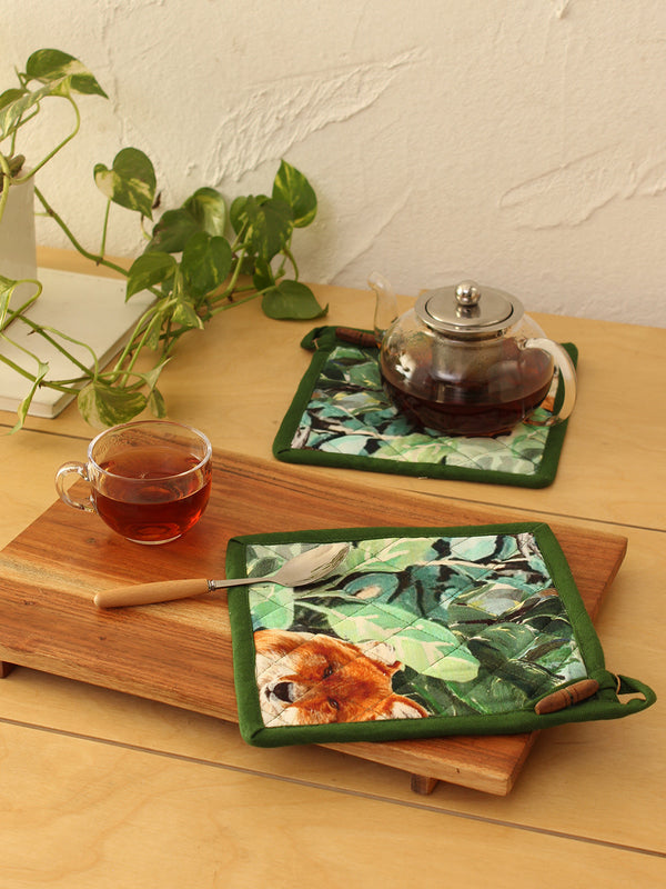 Bandipur Pot Holder (Green)