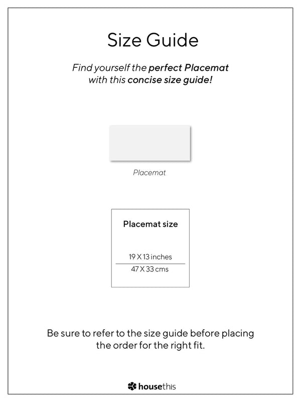 Cotton Table Placemats - Pushp Set of 2