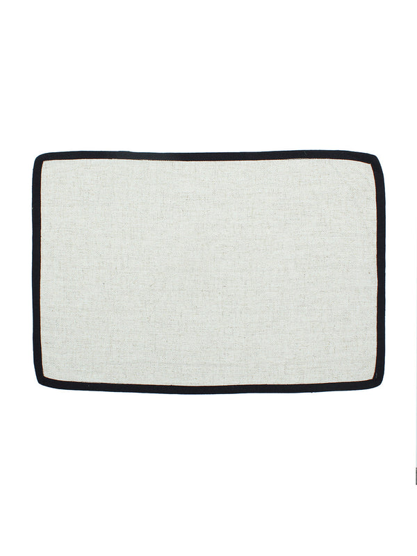 Safaid Set Of 2 Placemats - (Ivory)