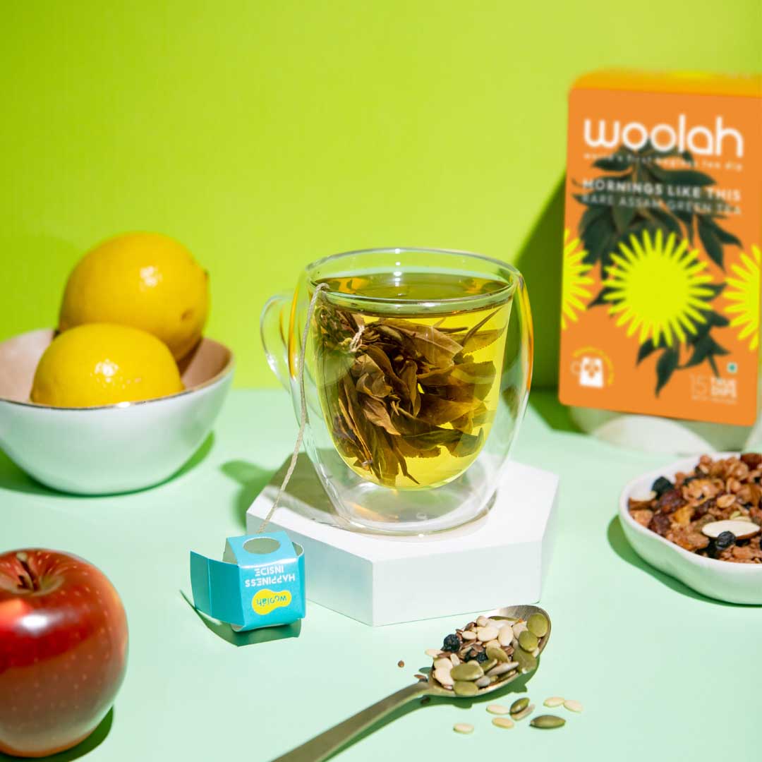 Rare Assam Green Tea - Authentic with only Green Tea Leaves