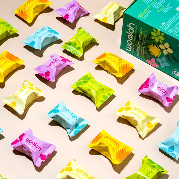 TRIAL PACK with ALL GREEN TEA variants - Green Tea | Lemon Green Tea | Mint Green Tea | Tulsi Green Tea | Strawberry Green Tea