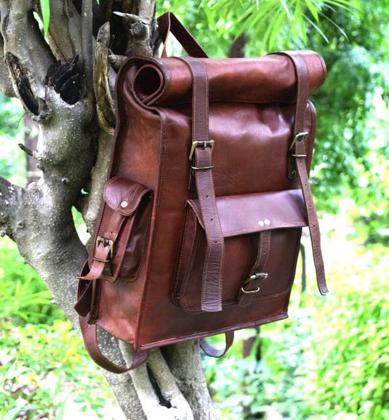 Best Brown Leather Men Backpack from Classy Leather Bags Bags