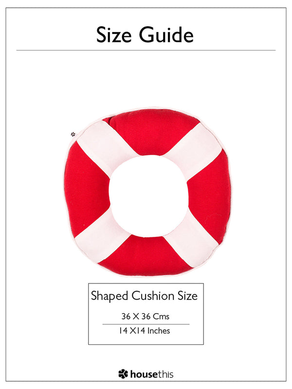 Shaped Cushion Cover - Bon Voyage Buoy