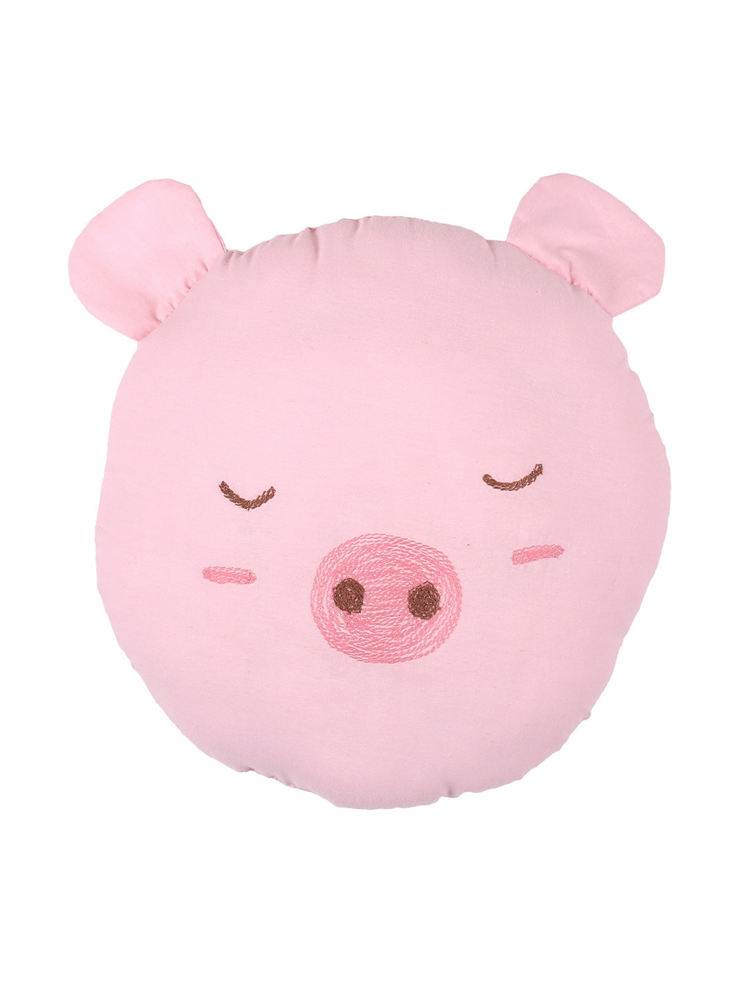 Shaped Cushion Cover - Happy Piglet