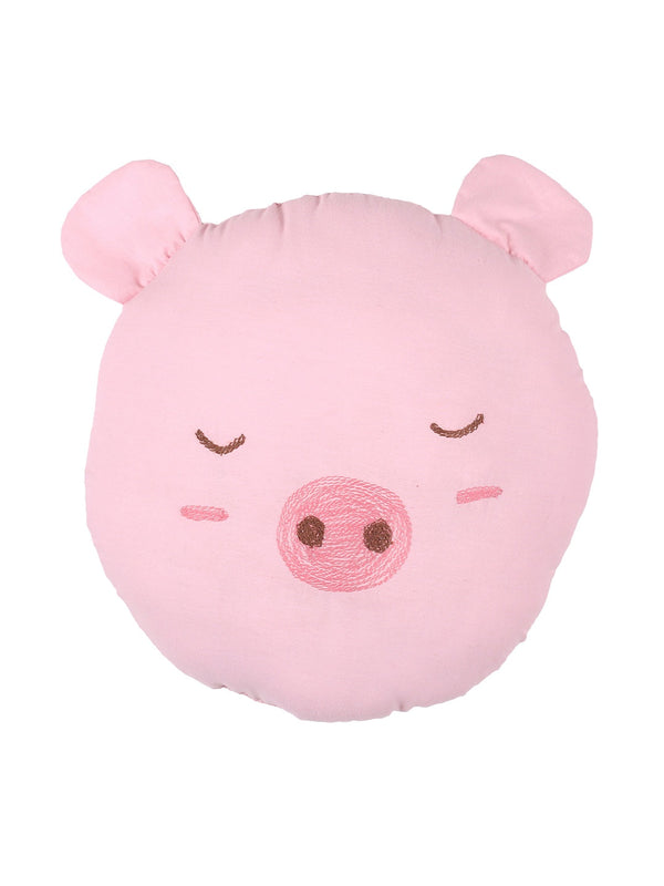 Shaped Cushion Cover - Happy Piglet