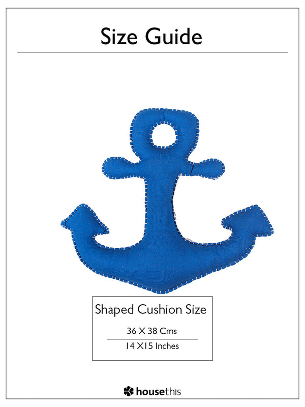 Shaped Cushion Cover - Joyful Cruise Anchor