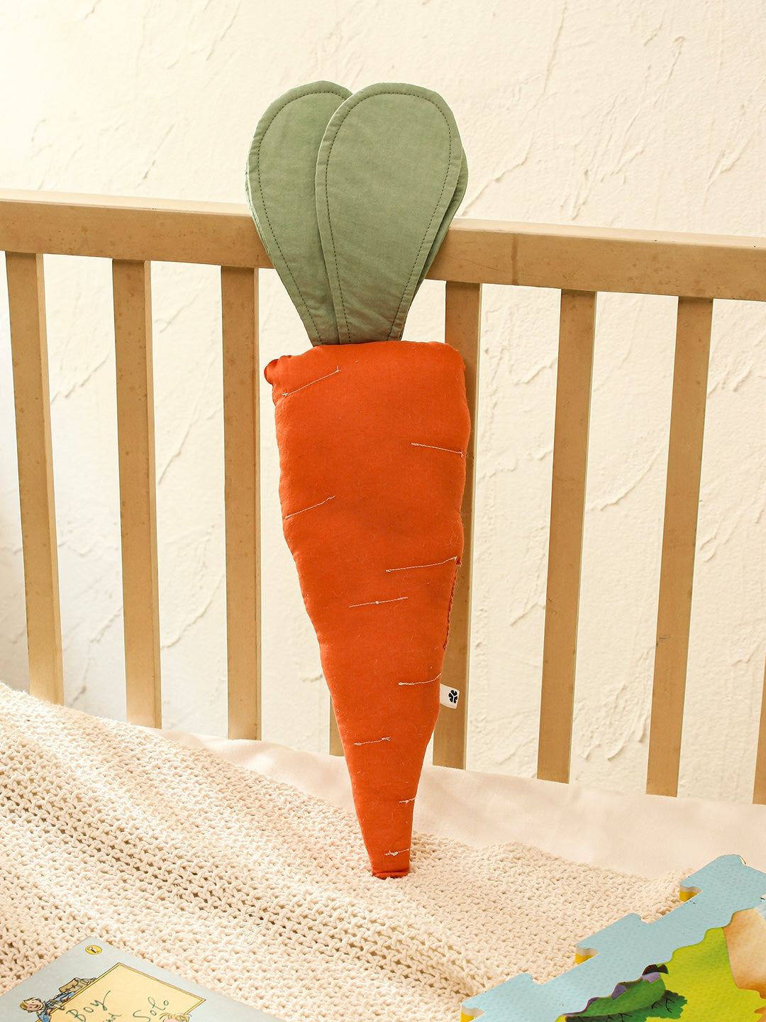 Shaped Cushion Cover - Radiant Carrot