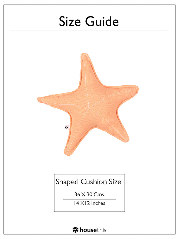 Shaped Cushion Cover - Stellar Starfish