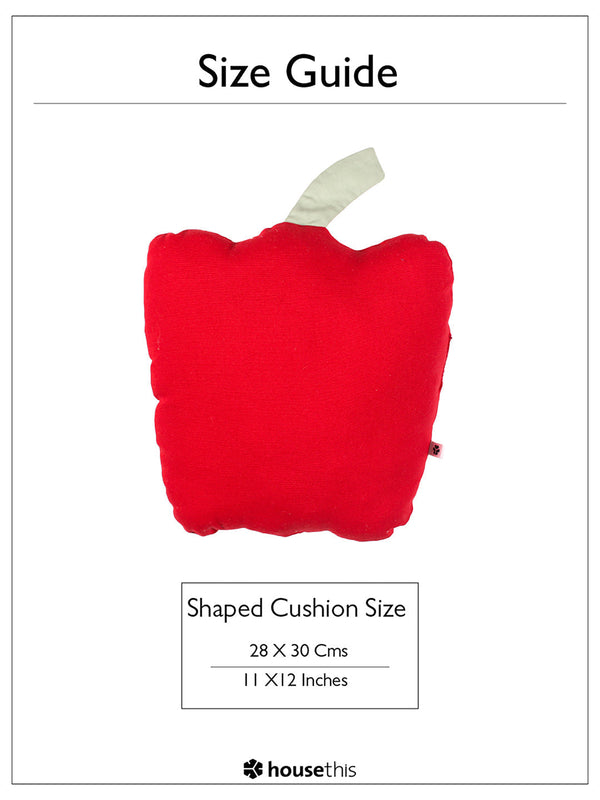 Shaped Cushion Cover - Tangy Bell Pepper