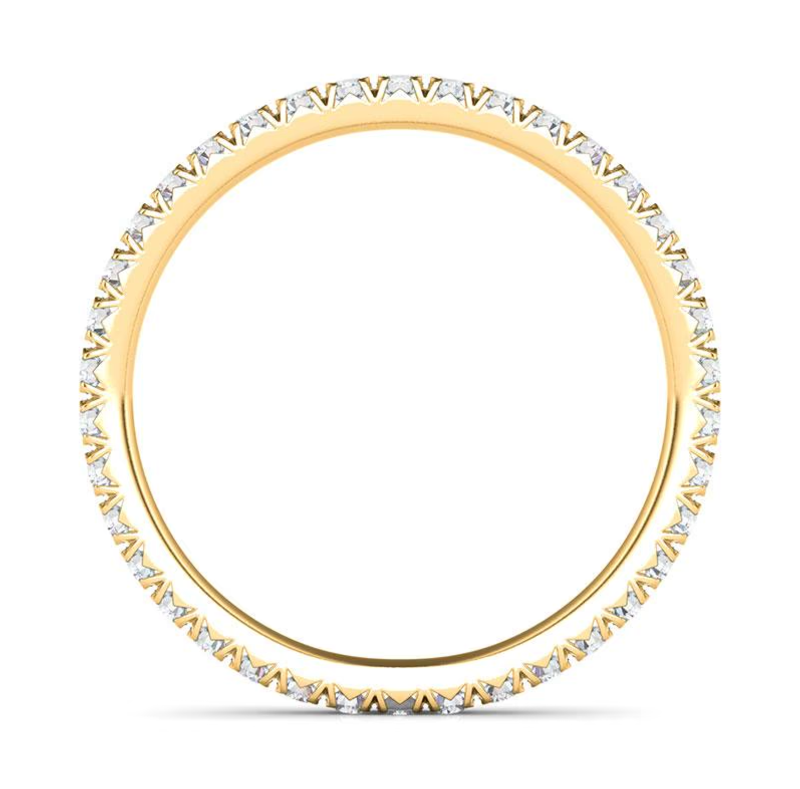 Pave Diamond Eternity Band