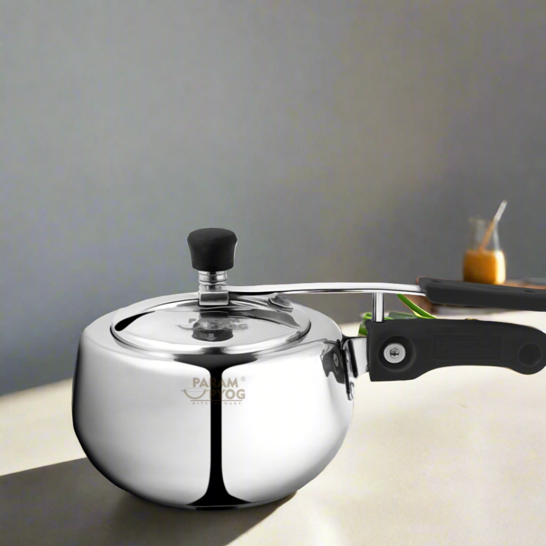 Param Upyog Anant Stainless Steel Induction Pressure Cooker (6.5 liter)