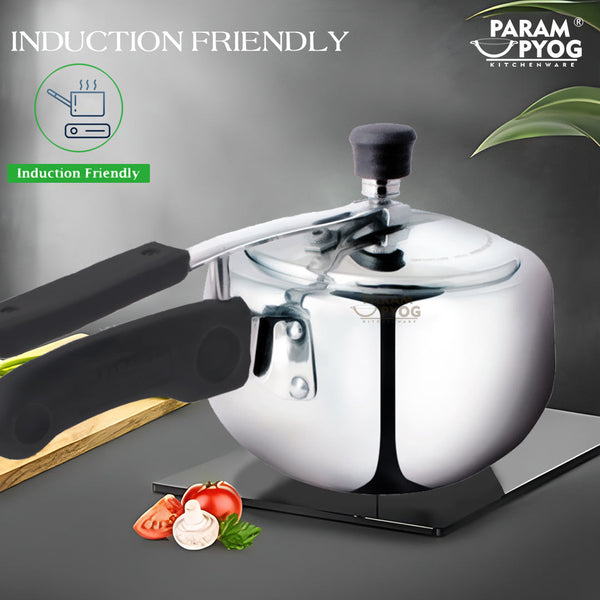 Param Upyog Anant Stainless Steel Induction Pressure Cooker (3 liter)