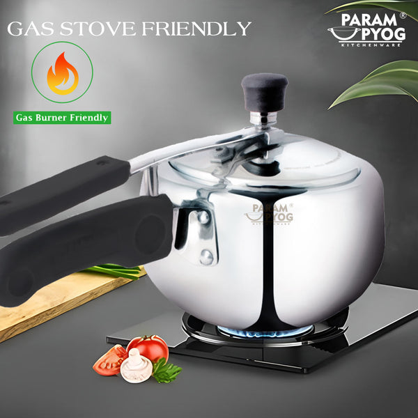 Param Upyog Anant Stainless Steel Induction Pressure Cooker (5 liter)