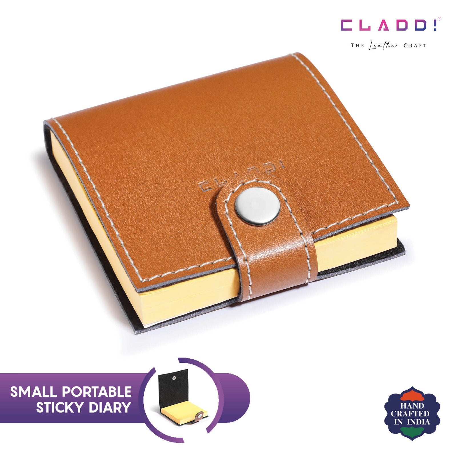 8 Leather Sticky Diary- Best Seller