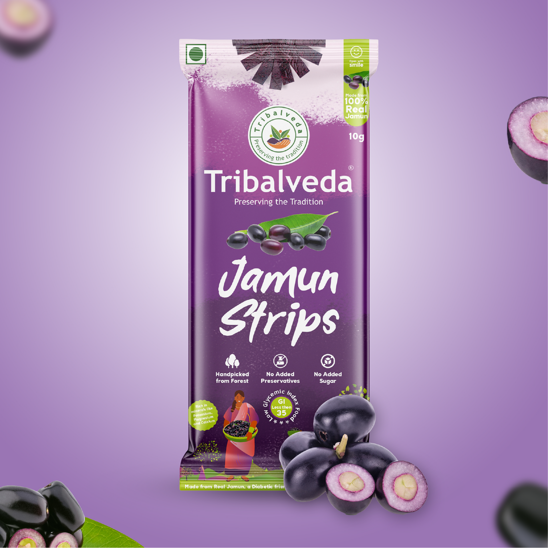 Jamun Strips 10 gm (Pack of 24)