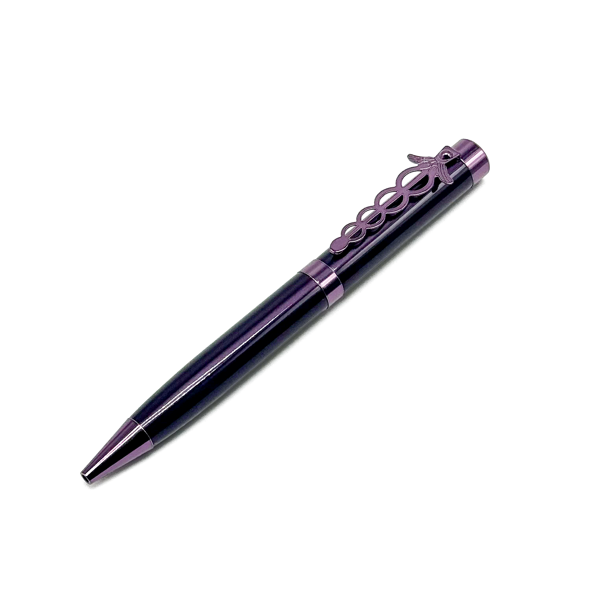 Doctor Clip Purple Ball Pen