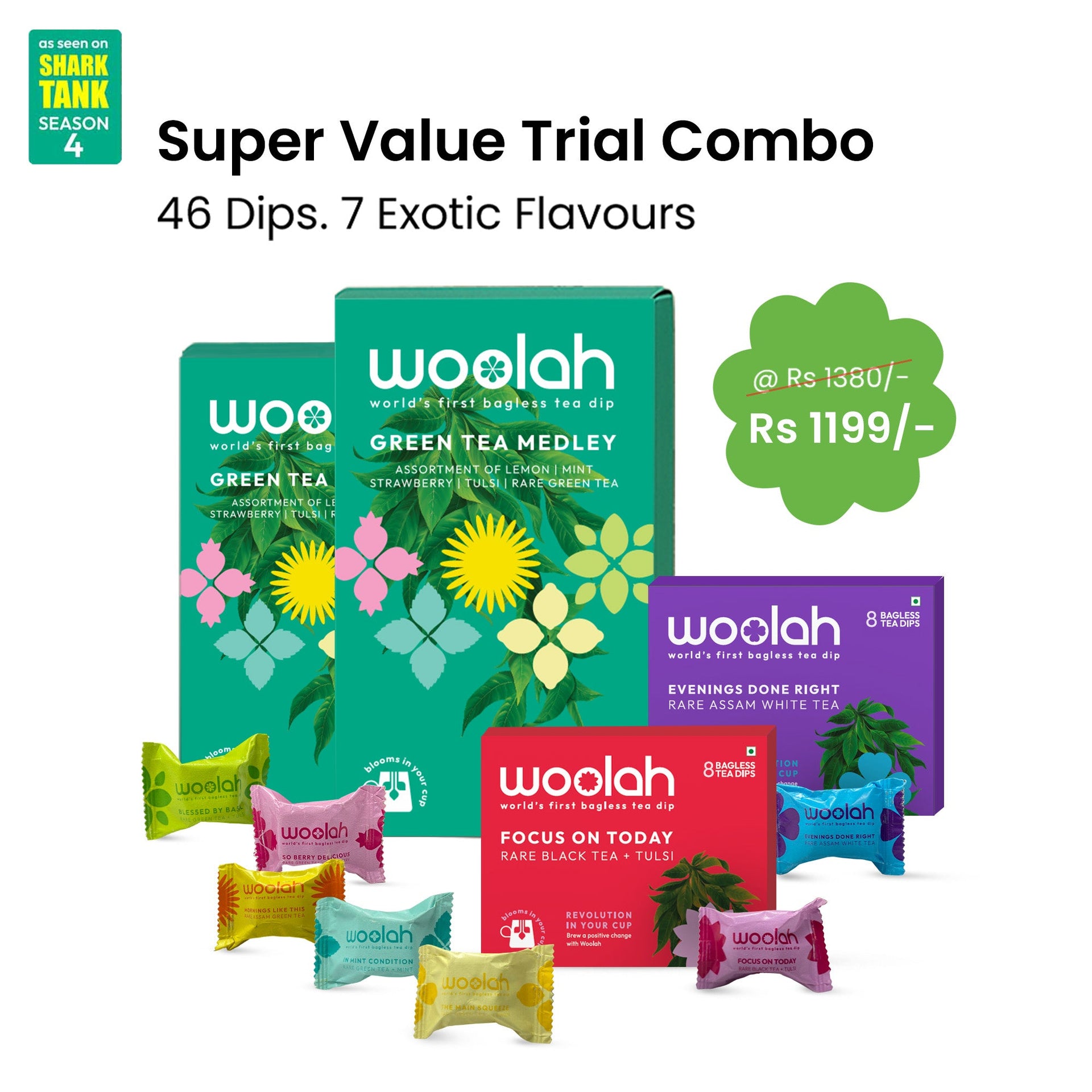 Super Value Trial Pack Combo | 7 Flavours | 46 Dips.