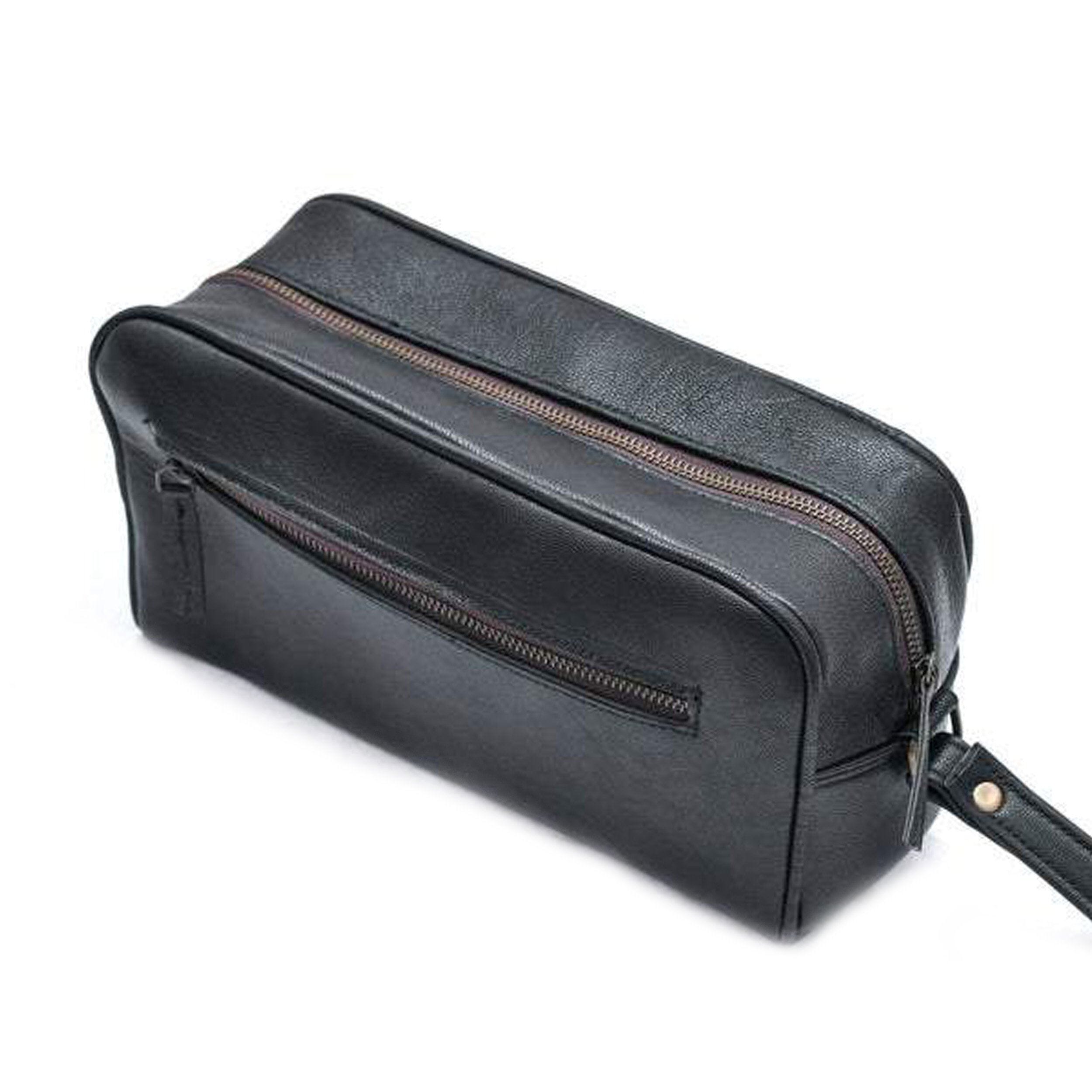 Personalized Leather Toiletry Bag from Classy Leather Bags Bags