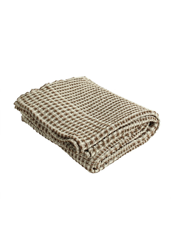 Karakoram Throw (Natural/Dark Brown)