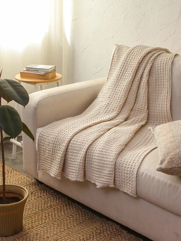 Throw - Karakoram  Natural/White