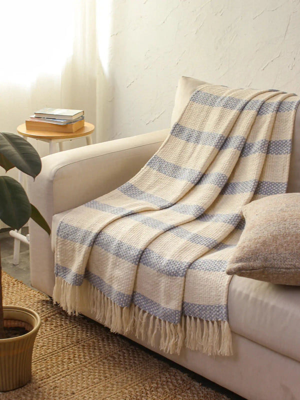 Throw - Shivalik Light Blue