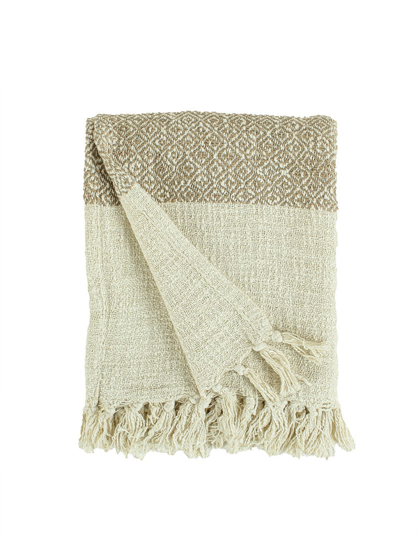 Tamraparni Throw (Beige)
