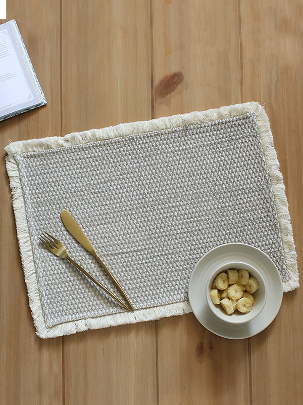 Akasam - Set Of 2 Placemats (Grey)
