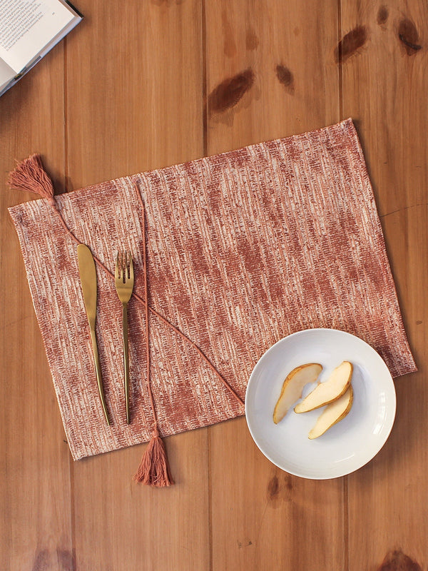 Bhargavi - Set Of 2 Placemats (Pink)