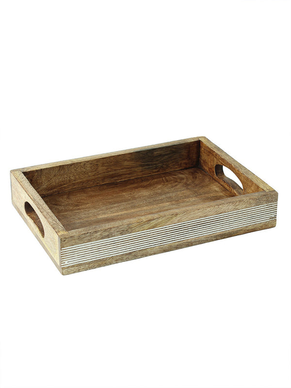 Katchal Rectangle Tray (White)