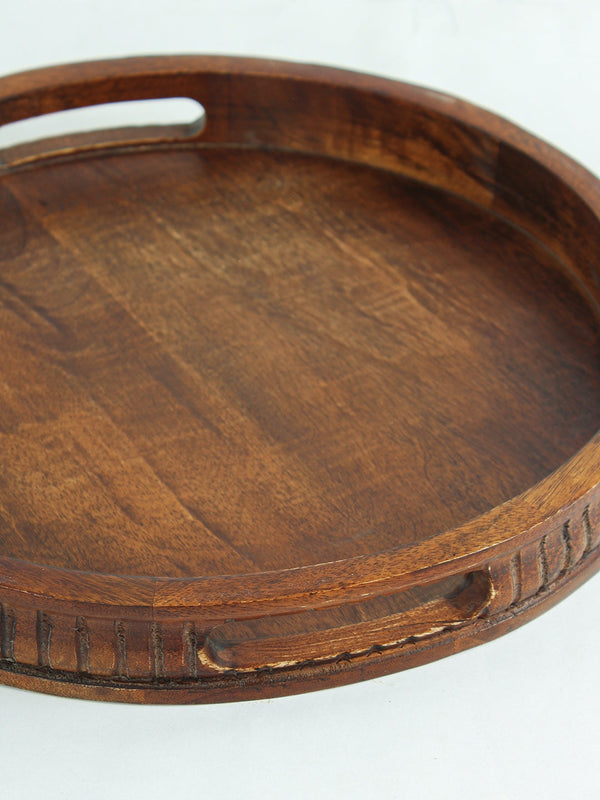Kavar Round Tray (Natural)