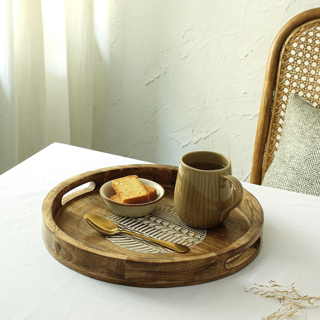 Soraha Round Tray (Natural)