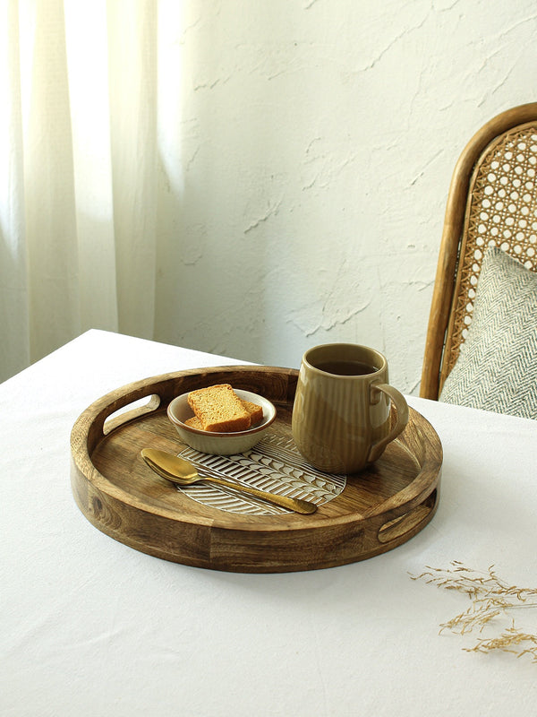 Soraha Round Tray (Natural)