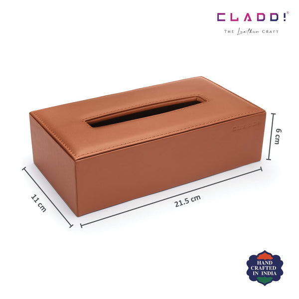 Luxury Leather Tissue Holder
