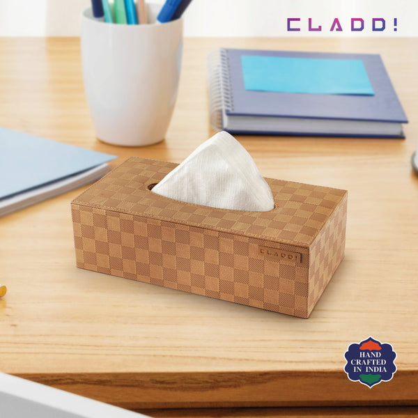 Genuine Leather Tissue Box