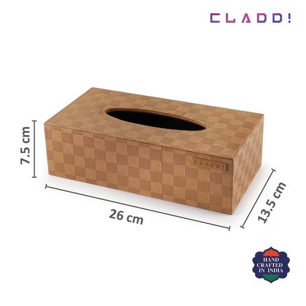 Genuine Leather Tissue Box