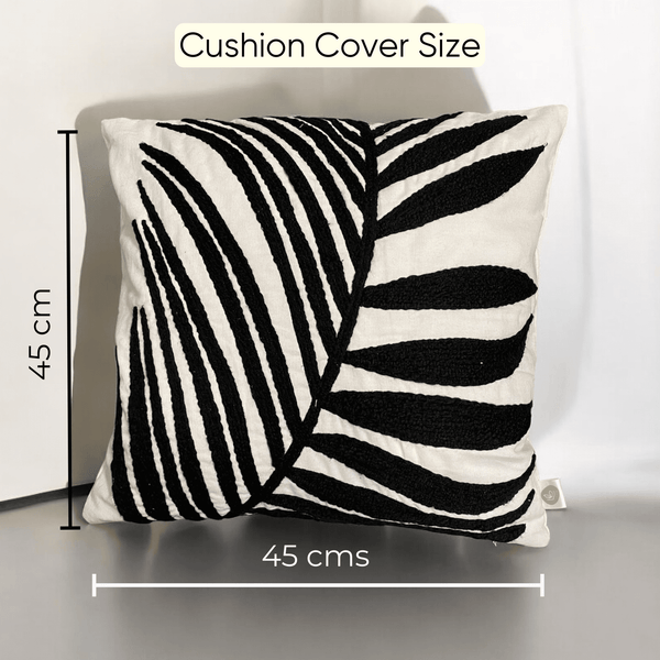 Tropical Palm Tufted Cushion Cover