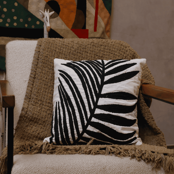 Tropical Palm Tufted Cushion Cover - Set of 5