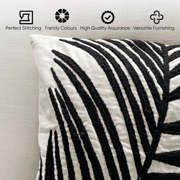 Tropical Palm Tufted Cushion Cover - Set of 5