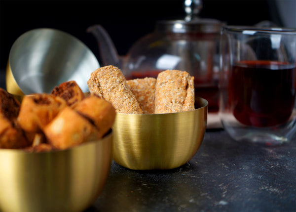 Paramparagat Upyogita Devam Devyani Brass Bowl/Katori Set with Tin Coating (Kalai)