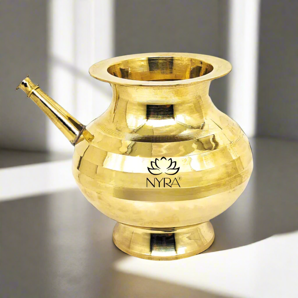 Pure Brass Karwa Chauth Kalash/Lota 