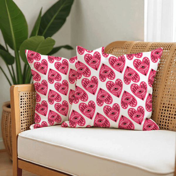 Love Strings Cushion Cover for Valentine - Set of 5