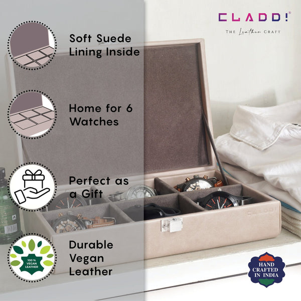 Luxury Leather Watch Case