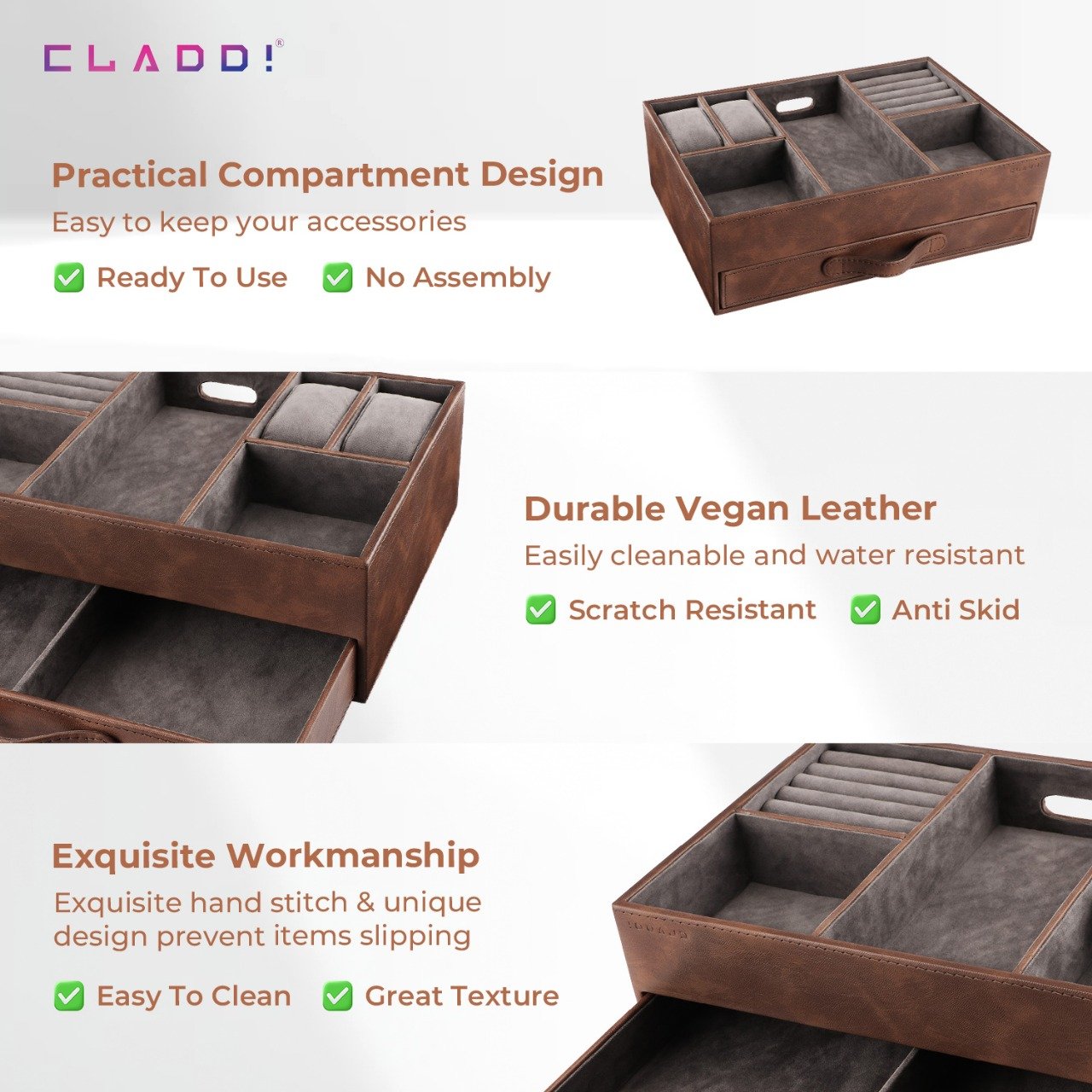 2-in-1 Luxury Drawer Organiser | 50% OFF Sale