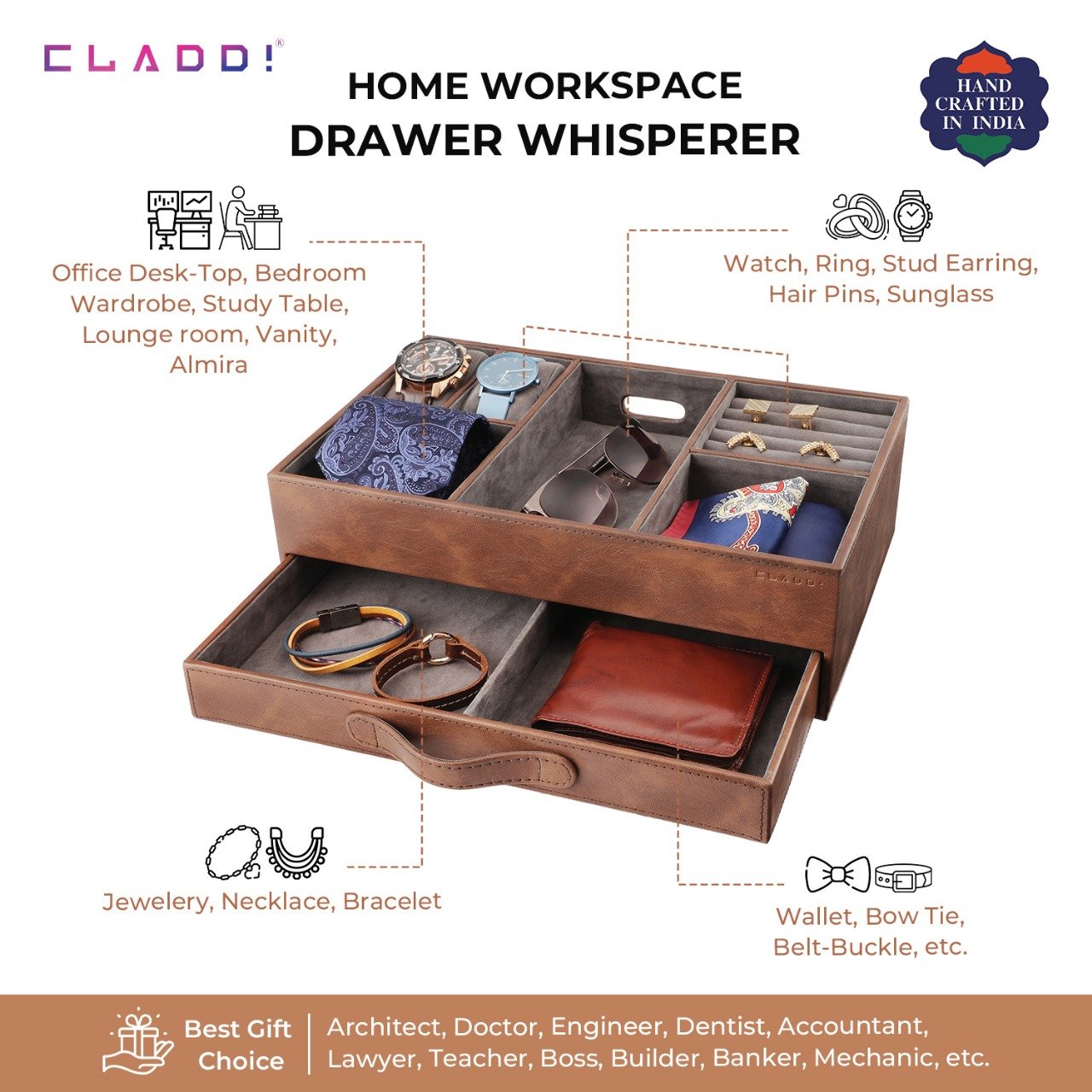 2-in-1 Luxury Drawer Organiser | 50% OFF Sale