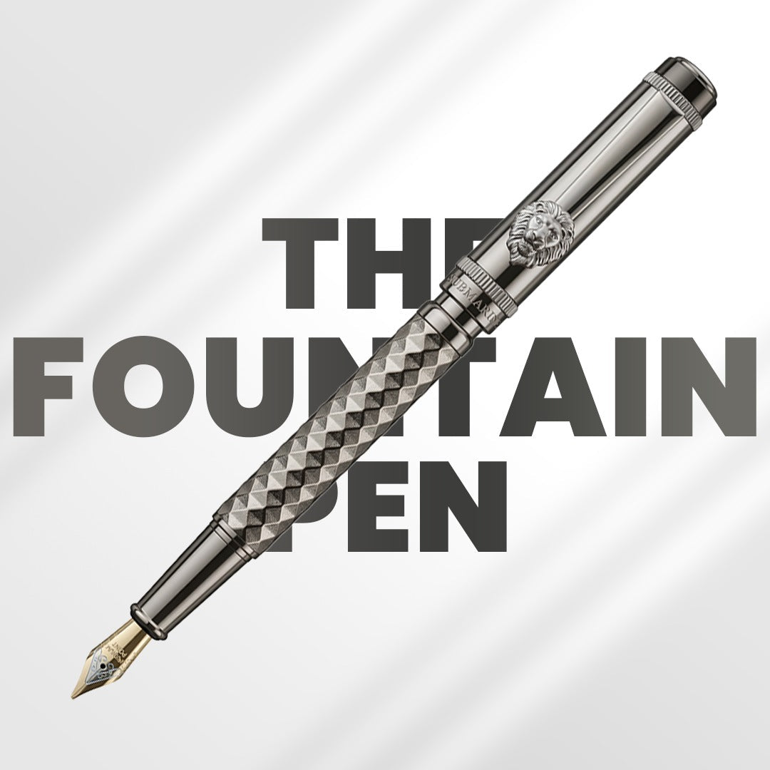 Royal Edition Lion Metal Fountain Pen - Rose Gold