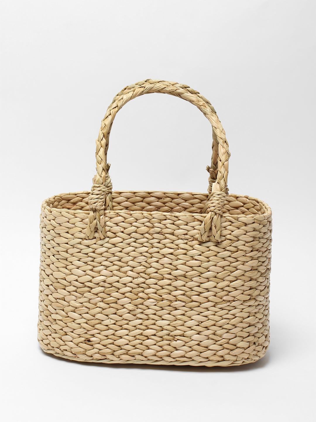 Coș oval pentru fructe din iarbă de mare