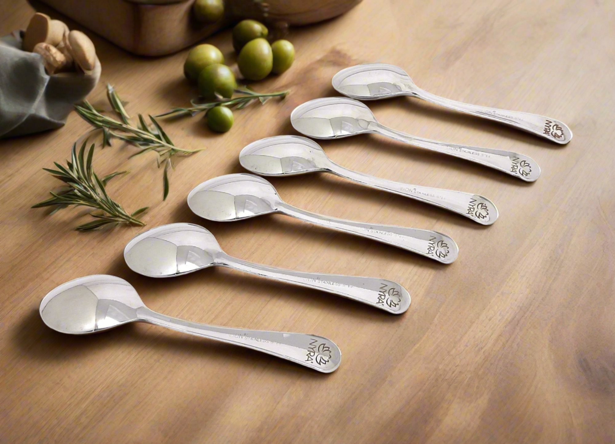 Stainless Steel Spoons Set of 6