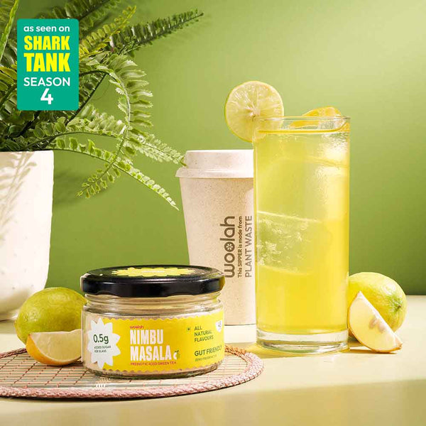 Nimbu-e-masala Prebiotic Iced Green Tea